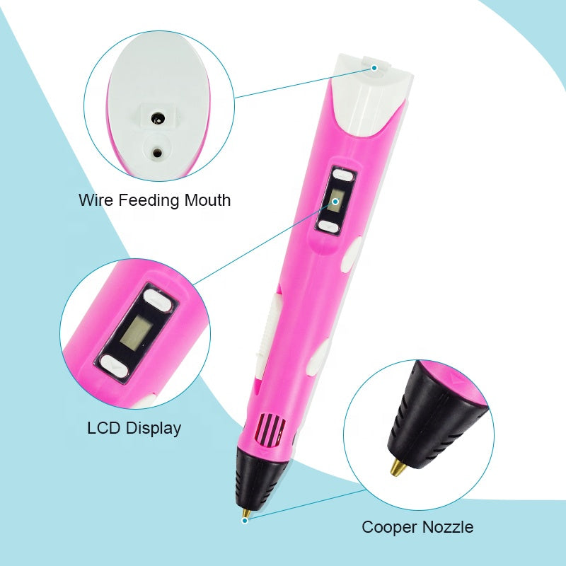 3D Drawing Toy Pen Portable 3D Digital Magic Children Printing Pen